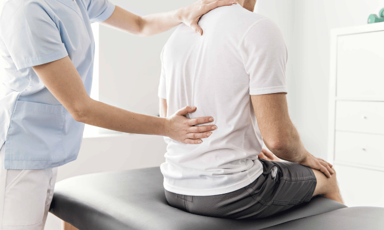 Manual adjustments to the spine